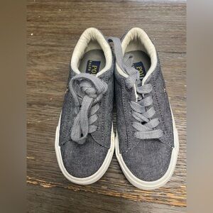 Polo Ralp Lauren Easton kk Sz 11 Shoes Colorful Pony/ Flesh Pony Chambray Fabric